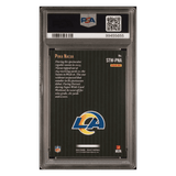 Puka Nacua PSA 10 2023 Panini Select Score Throwback Rookie RC Card #STWPNA