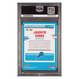 Jahmyr Gibbs PSA 10 2023 Panini Donruss Optic Wave Rated Rookie #d /300 Card #236