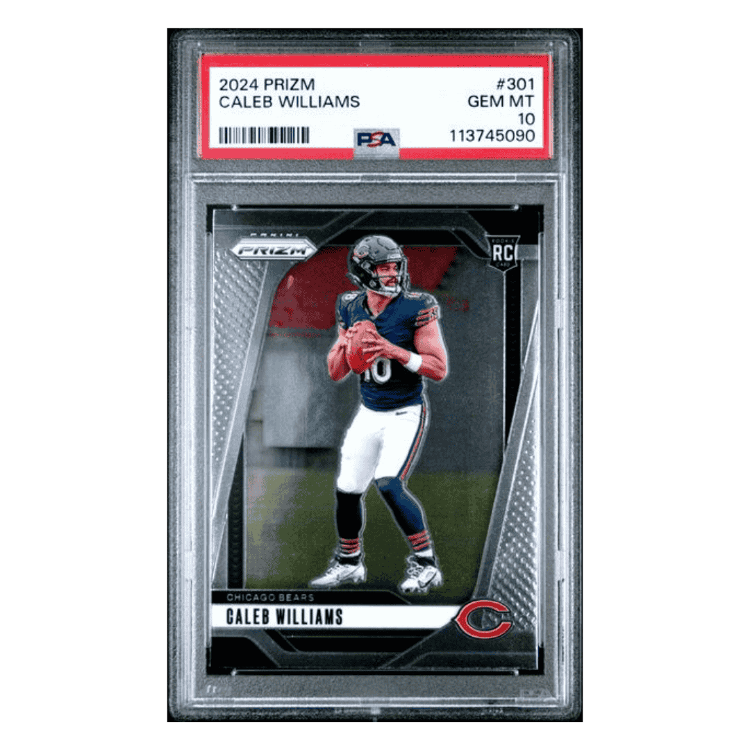 Caleb Williams PSA 10 2024 Panini Prizm Rookie RC Card #301