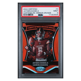 Jayden Daniels PSA 9 2024 Panini Certified Rookie Mirror Orange Rookie RC Card #4