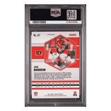 Joe Burrow PSA 10 2021 Panini Mosaic Green Card #47