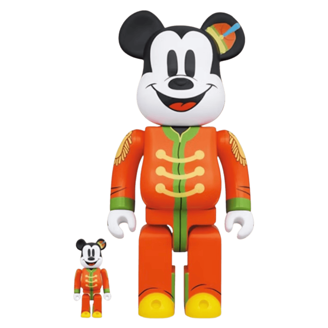 Bearbrick Disney Mickey Mouse The Band Concert 100% & 400%