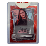 Ava 2025 Topps Chrome WWE NXT Base Variation Auto Refractor #d /5 Card #84