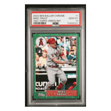 Mike Trout PSA 10 2022 Ben Baller Chrome 1987 Topps Green Refractor Card #1