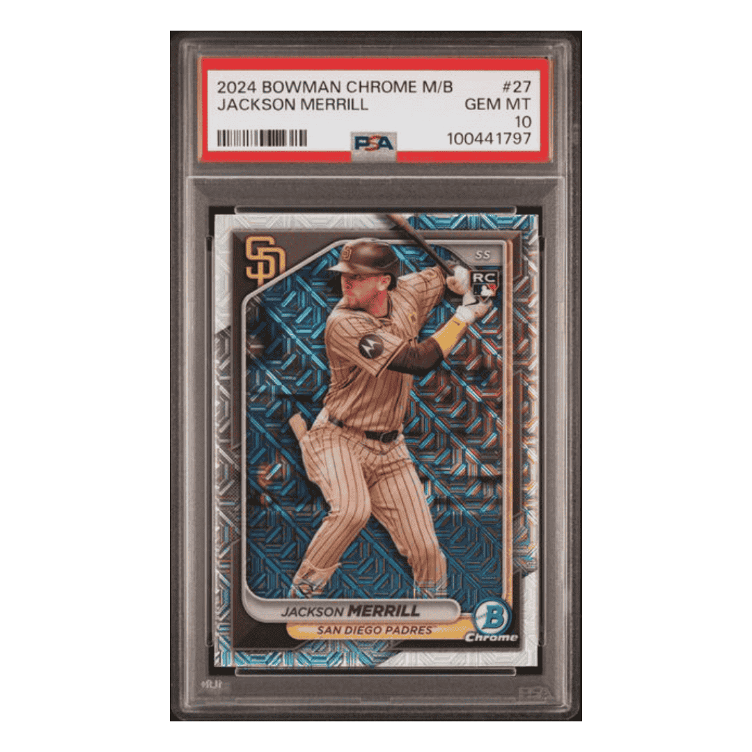 Jackson Merrill PSA 10 2024 Topps Bowman Chrome Mega Box Card #27