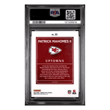 Patrick Mahomes PSA 9 2024 Panini Donruss Optic Uptowns Card #20