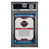 Jalen Green PSA 10 2021 Panini Prizm Update Optic 75 Years Of The NBA Card #46