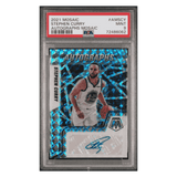 Steph Curry PSA 9 2021 Panini Mosaic Autographs Card #AMSCY