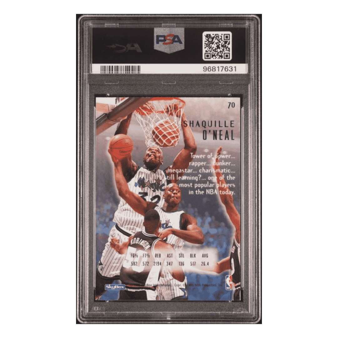 Shaquille O'Neal PSA 9 1994 Skybox E-Motion Card #70