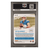Justin Herbert PSA 10 2021 Panini Prestige Signature Red Premium XP Card #192