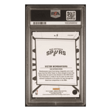 Victor Wembanyama PSA 10 2023 Panini Donruss Optic My House Purple Rookie RC Card #6
