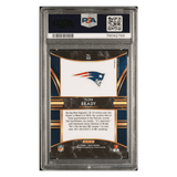 Tom Brady PSA 10 2019 Panini Select Silver Prizm Card #101
