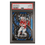Drake Maye PSA 10 2024 Panini Select Blue Disco Rookie RC #d /25 Card #113