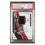 Seth Rollins PSA 8 2022 Panini Impeccable WWE Elegance Memorabilia Autograph #d /400 Card #EMSRL