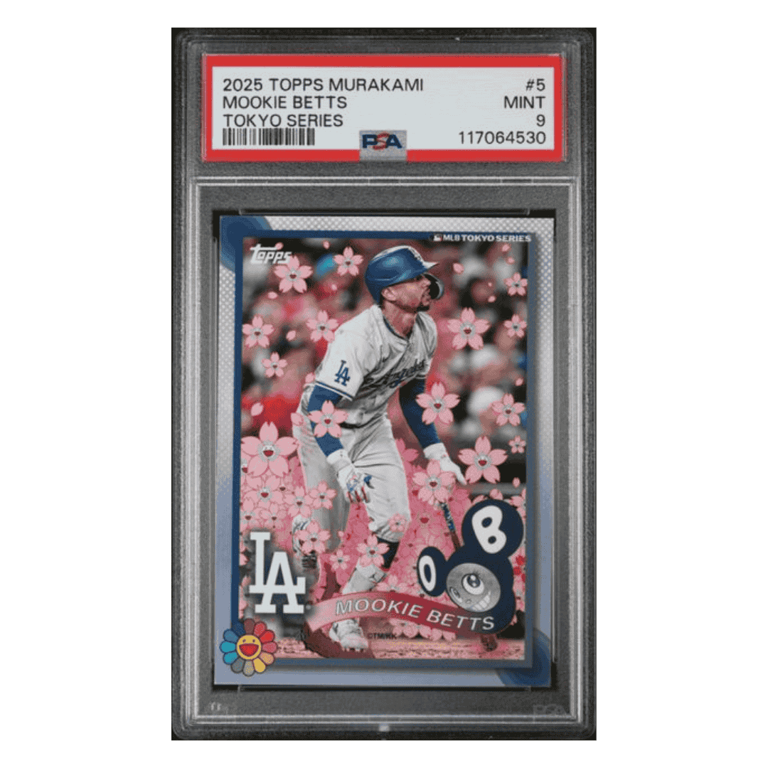 Mookie Betts PSA 9 2025 Topps Murakami Tokyo Series Card #5