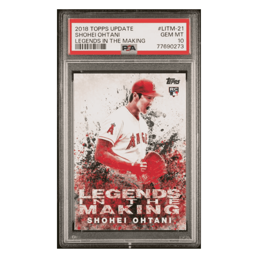 Shohei Ohtani PSA 10 2018 Topps Update Legends in the Making Card #LITM-21