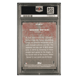 Shohei Ohtani PSA 10 2018 Topps Update Legends in the Making Card #LITM-21
