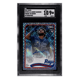 Junior Caminero SGC 9 2024 Topps Chrome '89 Design Autographed Rookie RC Card #2T89C-63