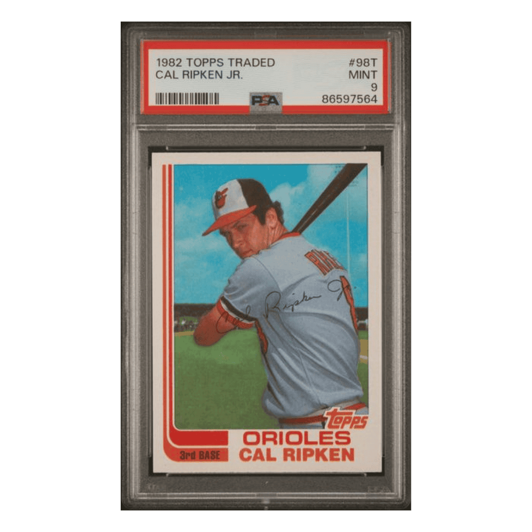 Cal Ripken Jr PSA 9 1982 Topps Traded Card #98T