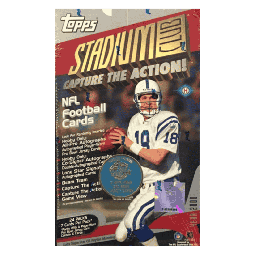 2000 Topps Stadium Club Football Hobby Box