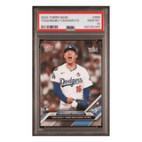 Yoshinobu Yamamoto PSA 10 2024 Topps Now Rookie RC Card #869