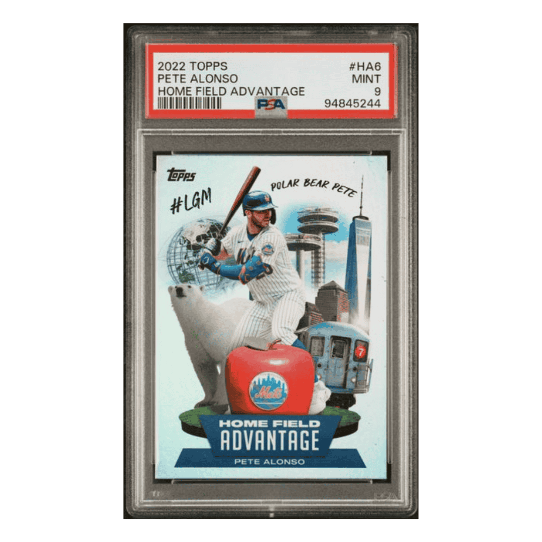 Pete Alonso PSA 9 2022 Topps Home Field Advantage Card #HA6
