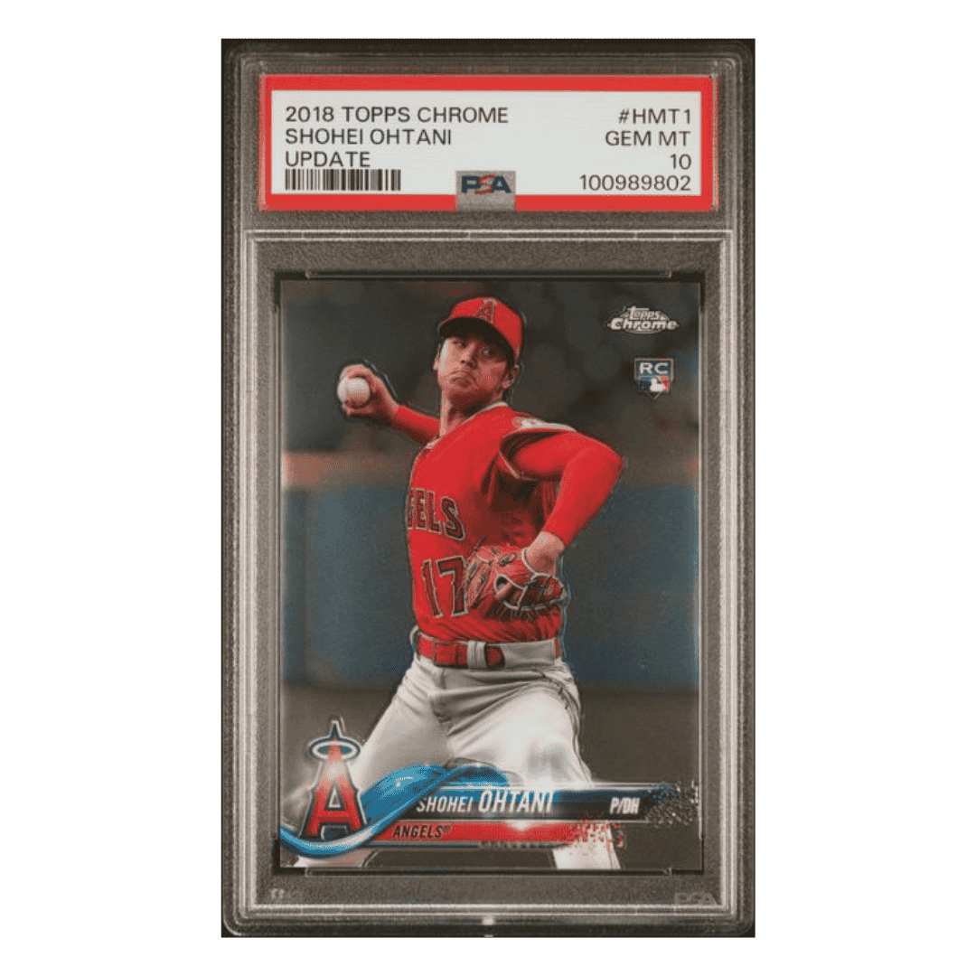 Shohei Ohtani PSA 10 2018 Topps Chrome Update Rookie RC Card #HMT1