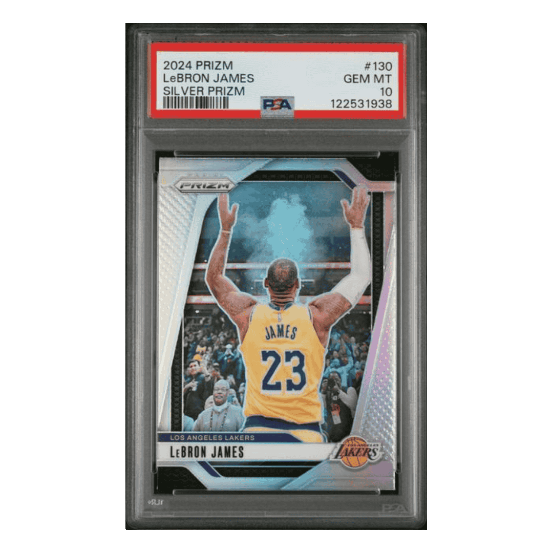 LeBron James PSA 10 2024 Panini Prizm Silver Card #130