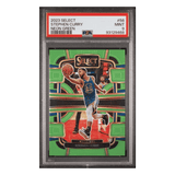 Steph Curry PSA 9 2023 Panini Select Neon Green #d/75 Card #56