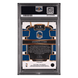 Steph Curry PSA 9 2023 Panini Select Neon Green #d/75 Card #56