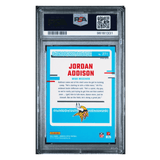 Jordan Addison PSA 10 2023 Panini Donruss Optic Green Velocity Rated Rookie Card #271