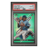 Bobby Witt Jr PSA 10 2022 Topps Finest Green Refractor Rookie RC #1/99 Card #62