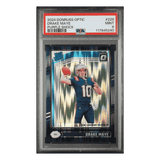 Drake Maye PSA 9 2024 Panini Donruss Optic Purple Shock Card #229