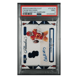 Caleb Williams PSA 9 2023 Panini Flawless Collegiate Team Logo Signature Sapphire #d/15 Card #TLSCW