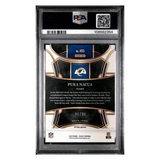 Puka Nacua PSA 10 2023 Panini Select Gold Prizm Rookie RC #d/10 Card #455