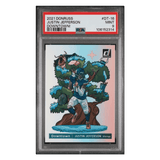 Justin Jefferson PSA 9 2021 Panini Donruss Downtown! Card #DT-18