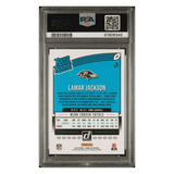 Lamar Jackson PSA 9 2018 Panini Donruss Rated Rookie Card #317