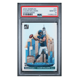 Caleb Williams PSA 10 2024 Panini Donruss Downtown! Card #21