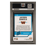 Jayden Daniels PSA 10 2024 Panini Donruss Optic Blue Scope Card #248