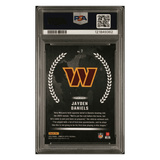 Jayden Daniels PSA 9 2024 Panini Donruss Optic Rookie Recruits Black Pandora #d/25 Card #7