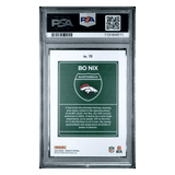 Bo Nix PSA 9 2024 Panini Donruss Downtown! Rookie RC Card #19