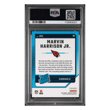 Marvin Harrison Jr PSA 10 2024 Panini Donruss Optic Preview Red Pandora Card #393