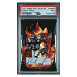 Randy Moss PSA 9 2024 Leaf Press Pass Premium On Fire Autographs #10/10 Card #OFRM1