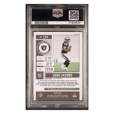Josh Jacobs PSA 9 2019 Panini Contenders Optic Autograph Blue Rookie RC Card #124