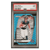 Rome Odunze PSA 9 2024 Panini Prizm Blue Wave Rookie RC #d/ 230 Card #385