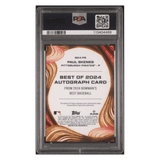 Paul Skenes PSA 9 2024 Bowman's Best of 2024 Autographs X-Fractor Rookie RC #d/ 25 Card #B24PS