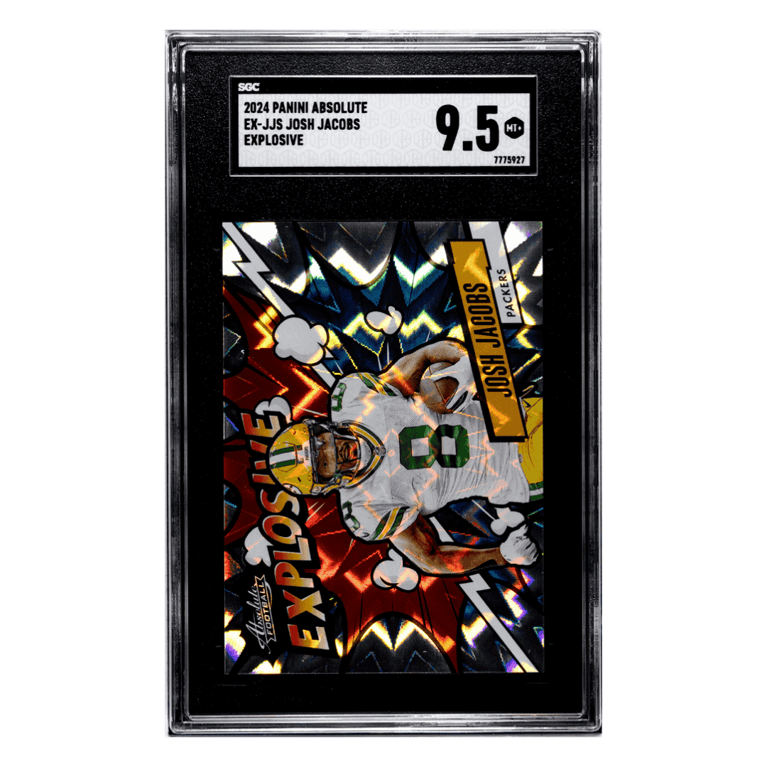 Josh Jacobs SGC 9.5 2024 Panini Absolute Explosive Card #EX-JJS