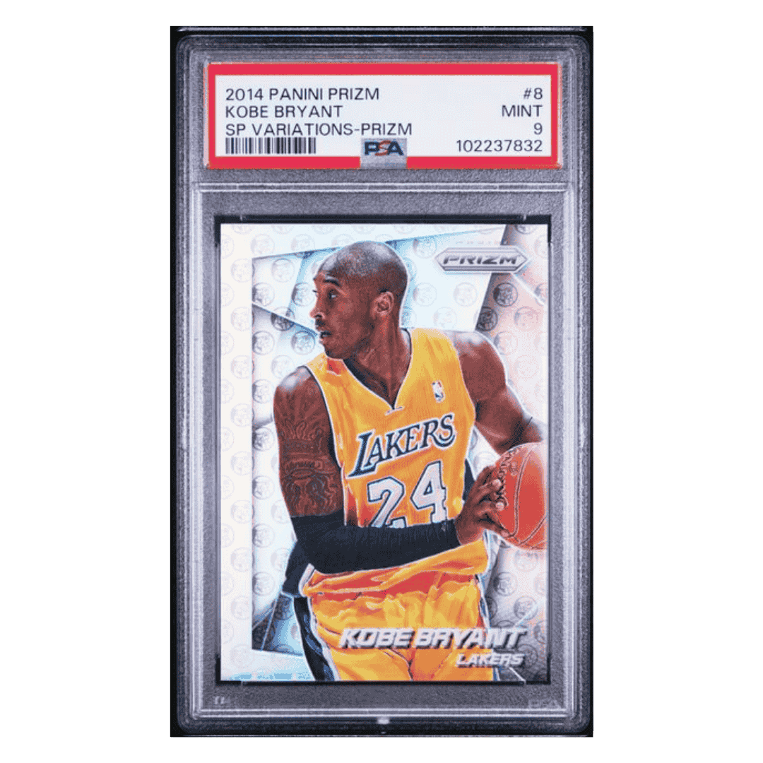 Kobe Bryant PSA 9 2014 Panini Prizm SP Variations Prizm Card #8