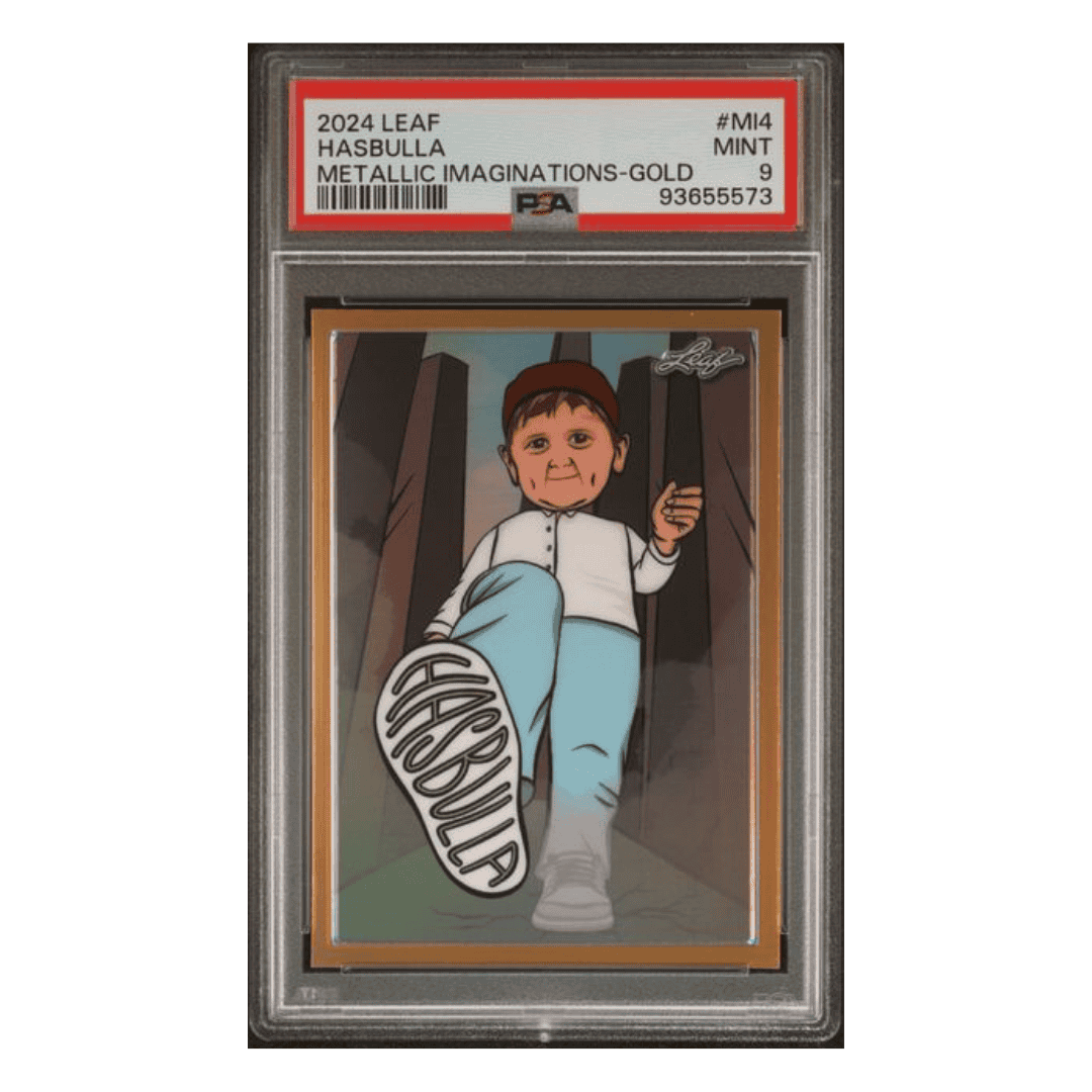 Hasbulla PSA 9 2024 Leaf Metallic Imaginations Gold #d/99 Card #MI4