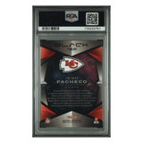 Isiah Pacheco PSA 9 2024 Panini Black White Night Card #WNIPO